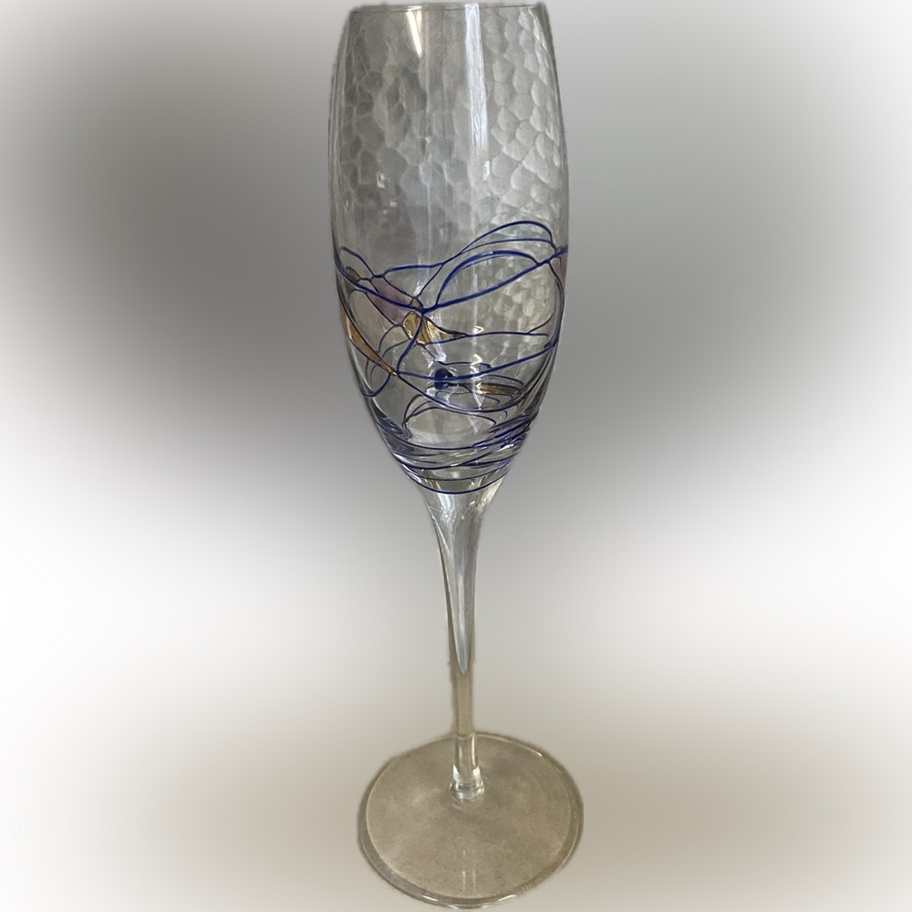 2 Champagne Flute Glasses